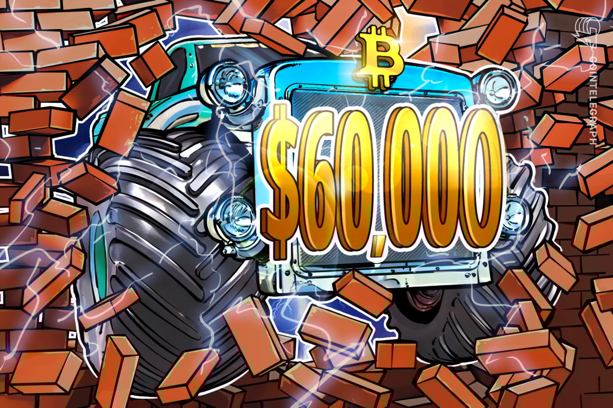Bitcoin fiyatı 60 bin doları aştı