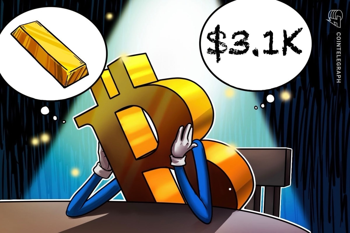 Altının 3.100 dolarlık rekor seviyeye yaklaşmasıyla Bitcoin’in fiyat rallisi durdu