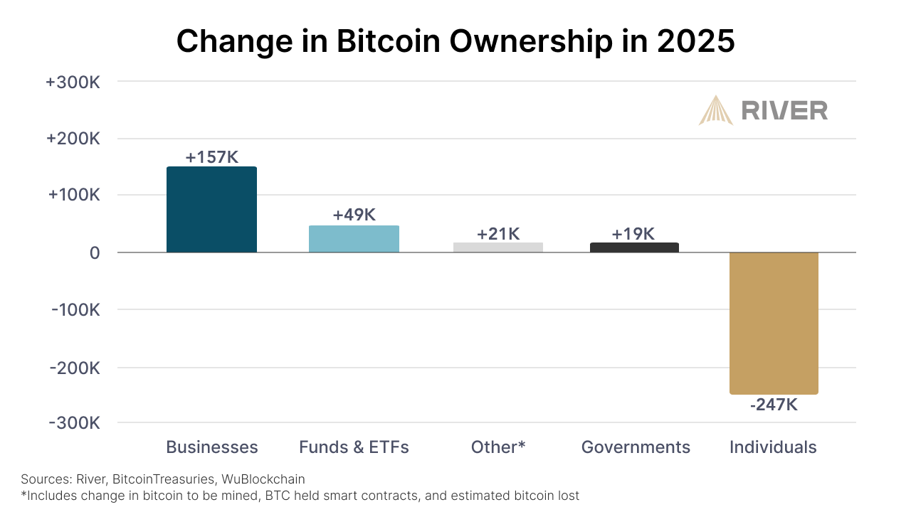 Kurumsal şirketler 2025 yılında en büyük Bitcoin alıcısı oldu