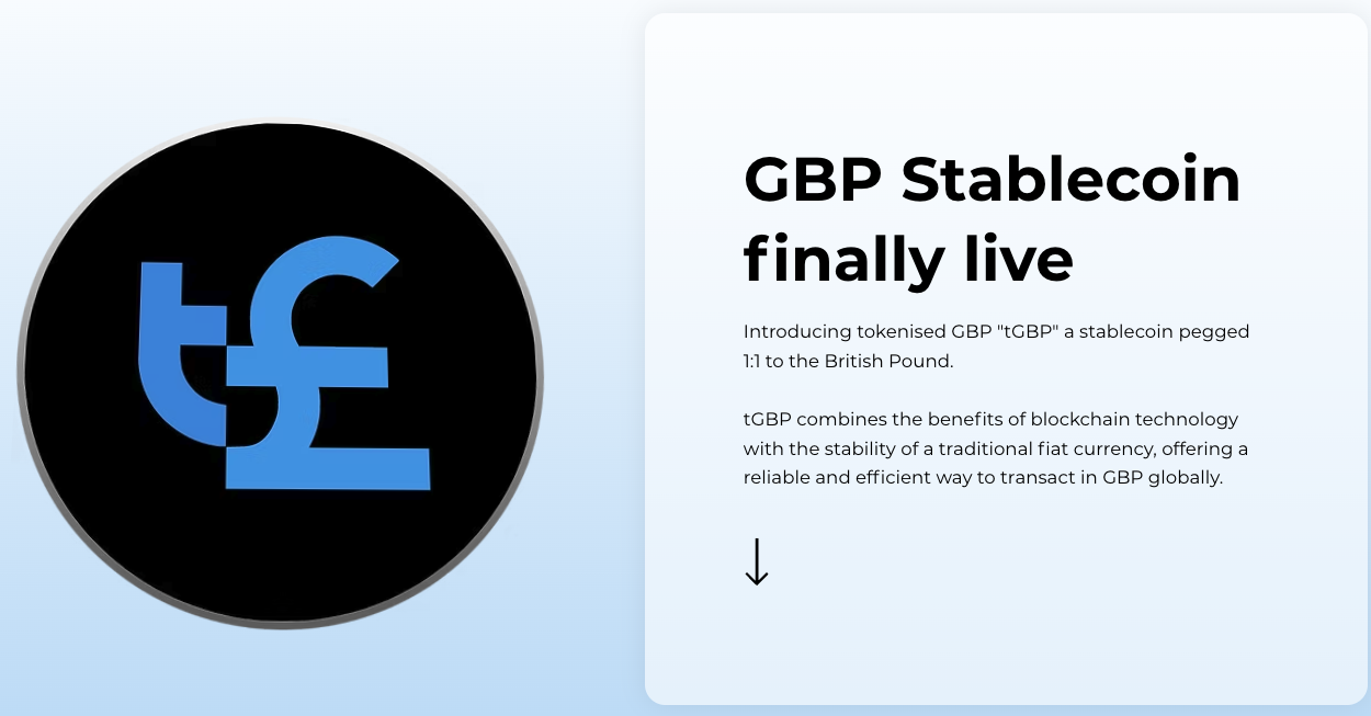 İngiliz sterlinine endeksli tGBP stablecoin piyasaya sürüldü