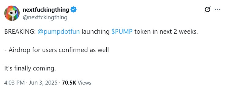 Pump.fun 1 milyar dolarlık token satışı söylentileriyle gündemde