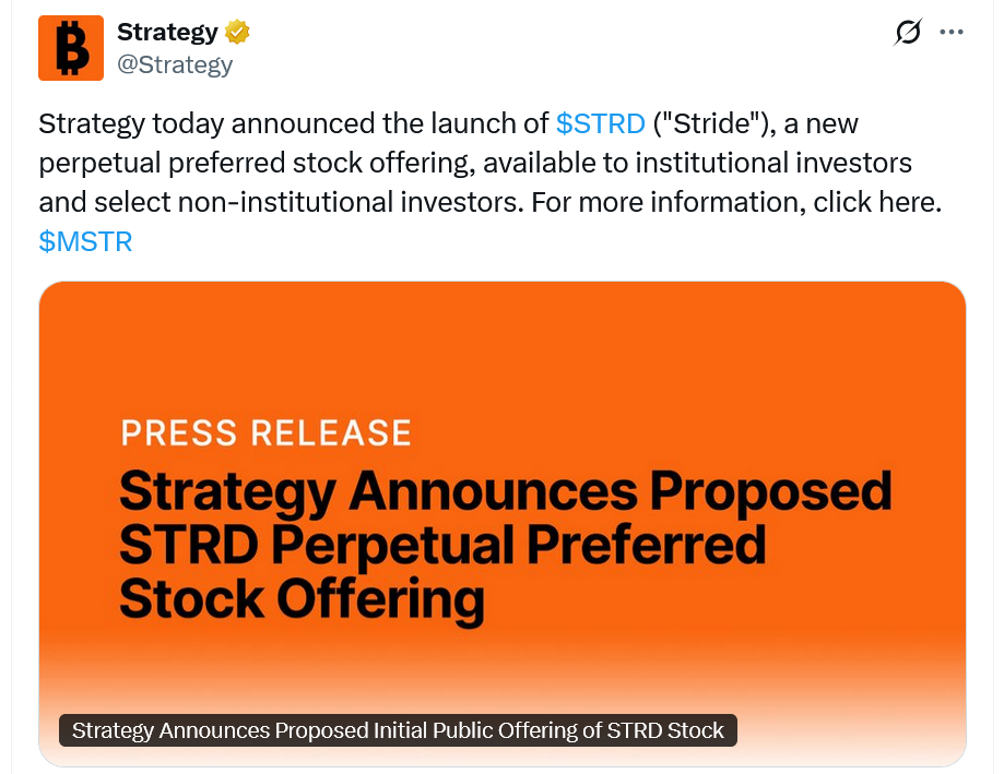 Strategy 250 milyon dolarlık yeni hisse ihracıyla Bitcoin alımlarını artırıyor