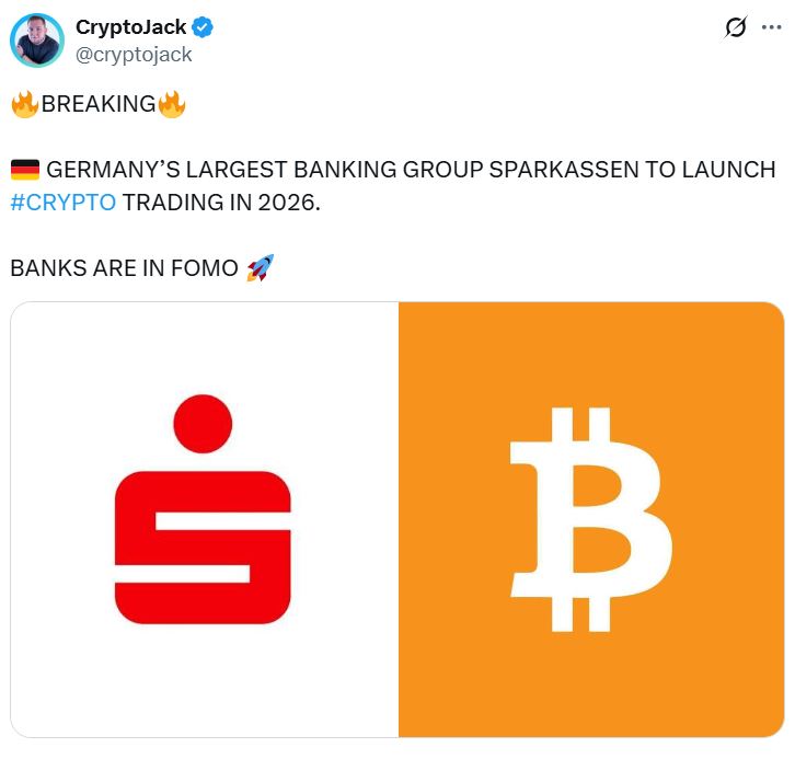 Alman bankacılık devi kripto alım satım hizmeti sunmaya hazırlanıyor