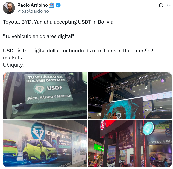 Dolar rezervi eriyince USDT ile otomobil alımına izin çıktı