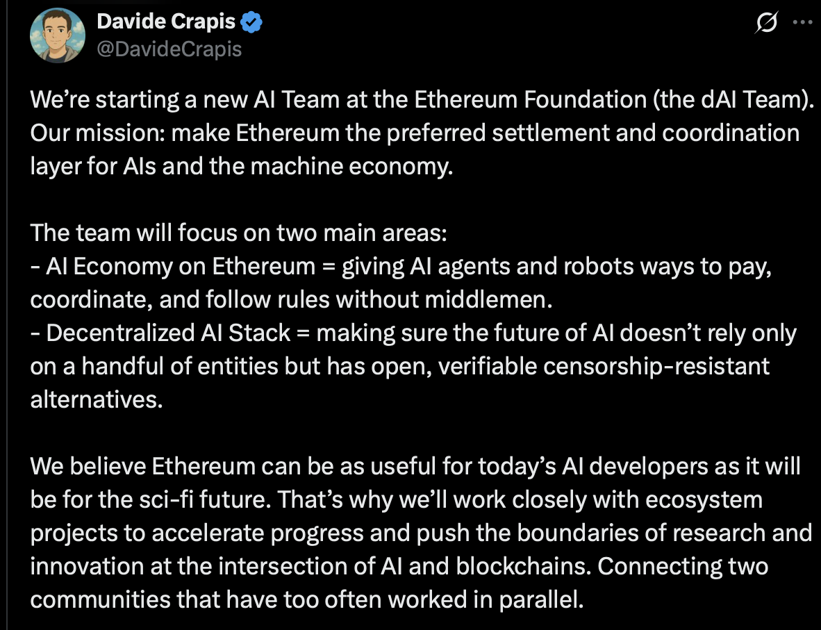 Ethereum’dan sürpriz AI hamlesi: Devrim niteliğinde ERC-8004 önerisi