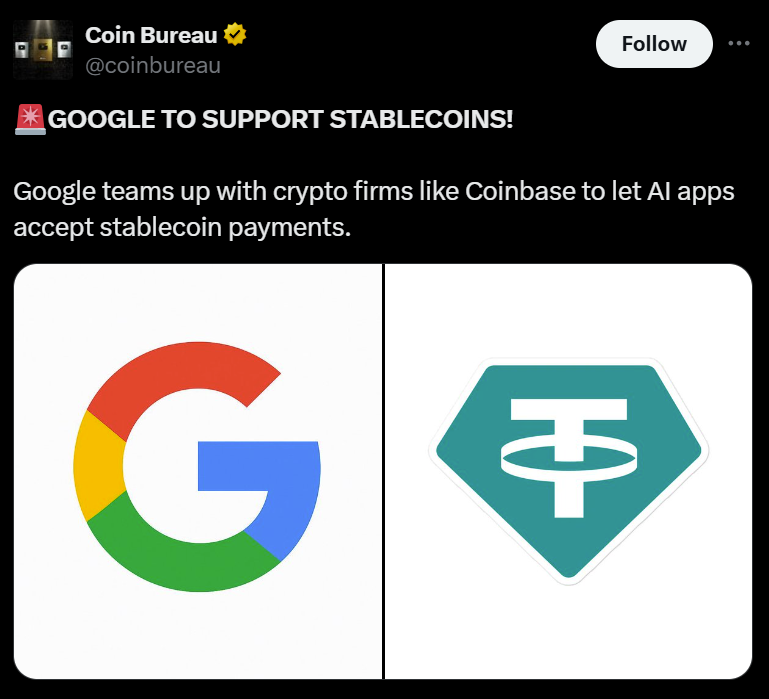 Google’dan yapay zeka ve stablecoin’leri birleştiren ödeme protokolü