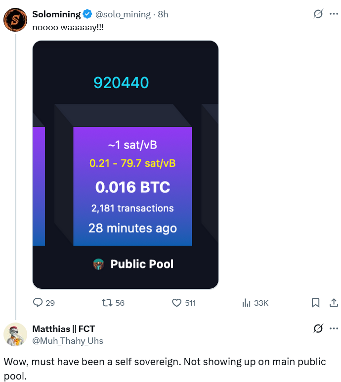 Tek başına madencilik yaptı, 347.000 dolarlık Bitcoin ödülü kaptı!