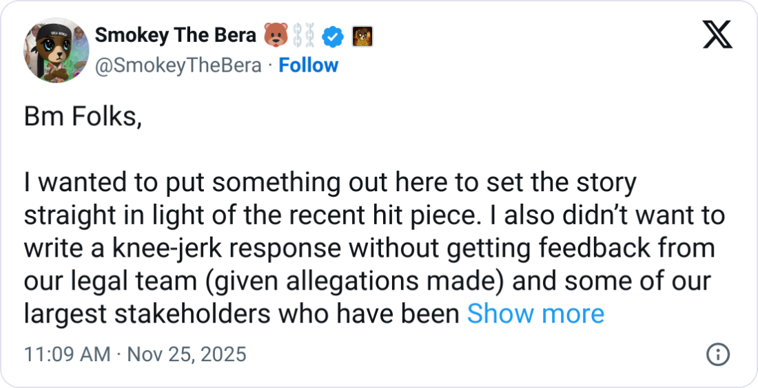 Berachain’de 25 milyon dolarlık gizli anlaşma iddiası ortalığı karıştırdı