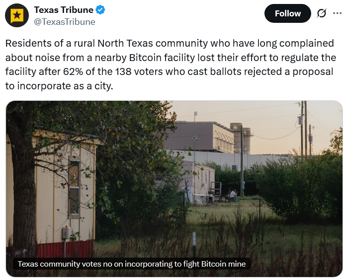 Bitcoin madenci gürültüsünü durduracak şehir hamlesi sonuçsuz kaldı