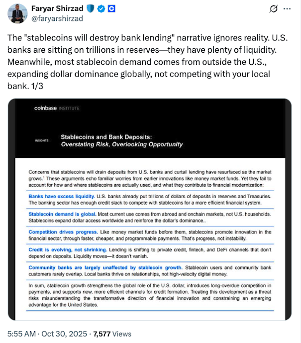 Stablecoin bankalar için tehdit değil, doların küresel gücünü artırıyor