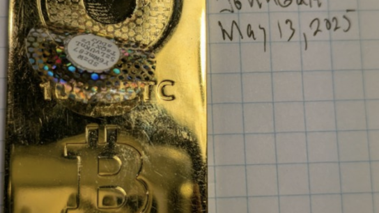 10 milyon dolarlık fiziksel Bitcoin külçesi 13 yıl sonra dijital cüzdana aktarıldı