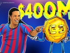Ronaldinho’nun tokeni piyasaya sürüldüğü gibi 400 milyon dolar piyasa değerine ulaştı