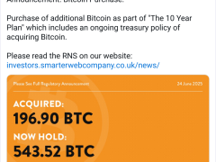 Bitcoin biriktirmeye başlayan web tasarımı firmasına yatırım yağdı