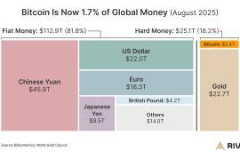 Bitcoin dünyadaki toplam paranın yüzde 1,7’sini temsil ediyor