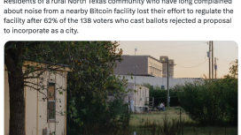 Bitcoin madenci gürültüsünü durduracak şehir hamlesi sonuçsuz kaldı