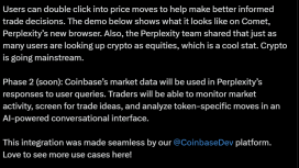 Coinbase ve Perplexity yapay zeka destekli kripto para işlemlerine kapı aralıyor