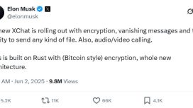 Elon Musk, Bitcoin tarzı şifrelemeye sahip XChat mesajlaşmasını duyurdu