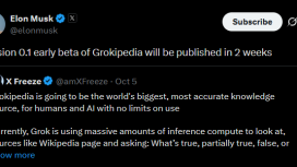 Elon Musk Wikipedia’ya meydan okudu! Grokipedia iki hafta içinde geliyor