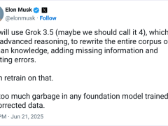 Elon Musk “çöpten arındırılmış” verilerle Grok’u yeniden yazmak istiyor