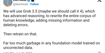 Elon Musk “çöpten arındırılmış” verilerle Grok’u yeniden yazmak istiyor