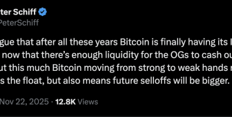 Erken dönem Bitcoin sahiplerinin kısa vadecilere satması fiyatı düşürebilir