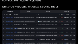 Ethereum Bitcoin’den daha sert düşerken balina 39 milyon dolarlık ETH topladı
