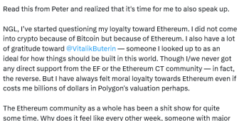 Ethereum topluluğu Polygon’u ikinci katman olarak görmüyor iddiası