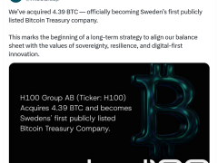 H100 hisseleri fırladı, Jiuzi 1.000 BTC için düğmeye bastı