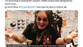 Heavy metal efsanesi Ozzy Osbourne’un vefatı CryptoBatz NFT satışlarını uçurdu