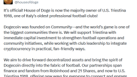 House of Doge, İtalyan futbol kulübü satın aldı