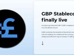 İngiliz sterlinine endeksli tGBP stablecoin piyasaya sürüldü