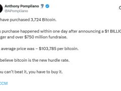 Kripto girişimcisinin şirketi 386 milyon dolarlık Bitcoin alımı yaptı