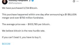 Kripto girişimcisinin şirketi 386 milyon dolarlık Bitcoin alımı yaptı