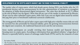 Kripto paraların büyümesi finansal istikrar için risk oluşturuyor iddiası