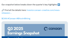 Madencilikten vazgeçmeyen Canaan’ın gelirleri uçtu, hisse yüzde 21 sıçradı
