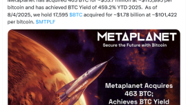 Metaplanet 463 BTC daha aldı
