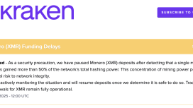 Monero ağı yüzde 51 saldırısıyla sarsıldı: Kraken yatırımları askıya aldı