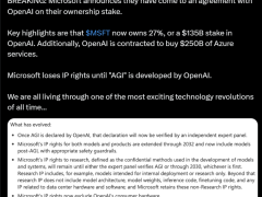 OpenAI artık Microsoft’un en büyük ortağı
