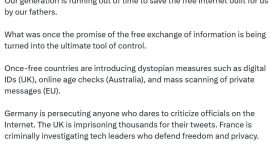 Özgür internet yok oluyor, distopik dünya kuruluyor