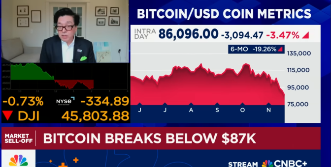 Piyasa yapıcı krizi büyürken Tom Lee kriptodaki düşüşün nedenini açıkladı