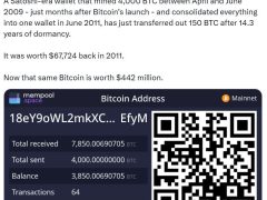 Satoshi döneminden dev Bitcoin cüzdanı yıllar sonra yeniden aktif oldu