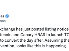 Solana, Litecoin ve HBAR ETF’leri borsalarda işlem görmeye başlıyor