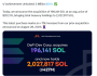 Solana rezervi 412 milyon doları aştı