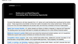 Stablecoin bankalar için tehdit değil, doların küresel gücünü artırıyor