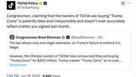TikTok, Trump memecoin satın aldığı iddialarını yalanladı
