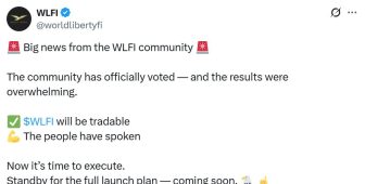 Trump ailesinin desteklediği WLFI artık serbestçe işlem görebilecek