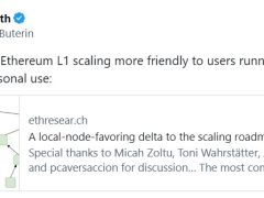 Vitalik Buterin, Ethereum ölçeklemesi için “kısmen durumsuz” düğümler öneriyor