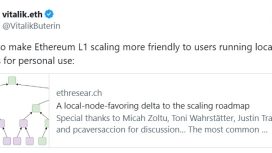 Vitalik Buterin, Ethereum ölçeklemesi için “kısmen durumsuz” düğümler öneriyor