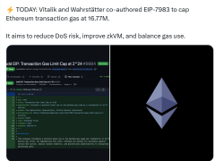Vitalik Buterin’den Ethereum için işlem başına gas sınırı önerisi: EIP-7983